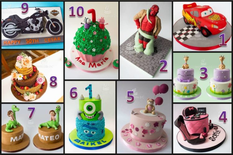 Collage top 10 Pastelería D.C