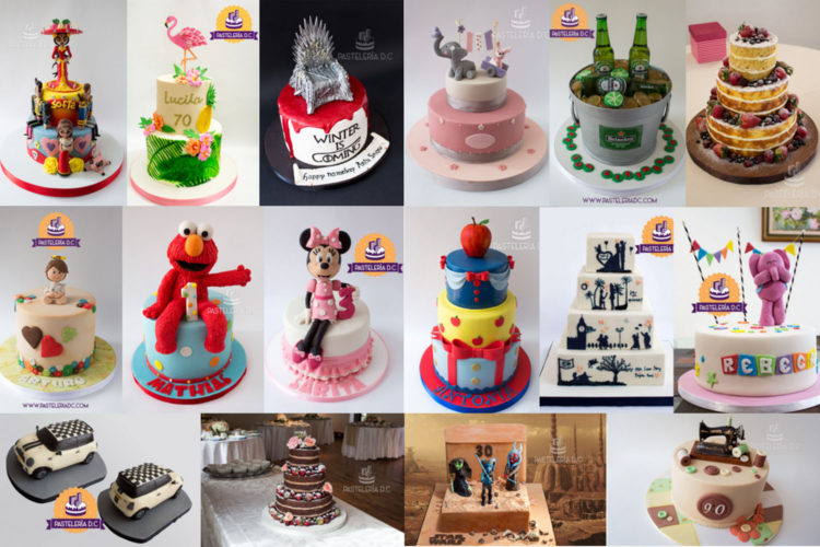 Collage tortas 2017 Pastelería D.C