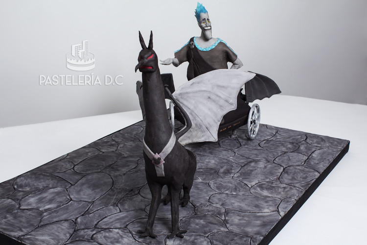 Ponqué Pastel Torta personalizada Hades Hércules en Bogotá