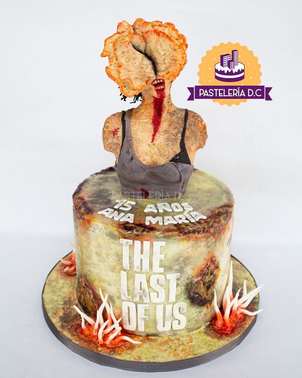 Ponqué Pastel Torta personalizada en Bogotá Clicker The Last Of Us Zombie